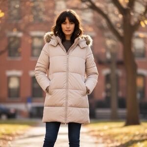 Old Navy puffer coat, size medium